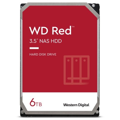 Western Digital Red 6TB - 3.5" - SATA3 - WD60EFAX