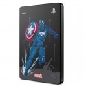 Seagate Game Drive HDD 2TB USB 3.0 Avengers Edition Capitán América para PS4 - STGD2000206